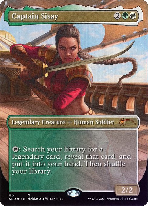 Captain Sisay (Secret Lair) Near Mint Foil