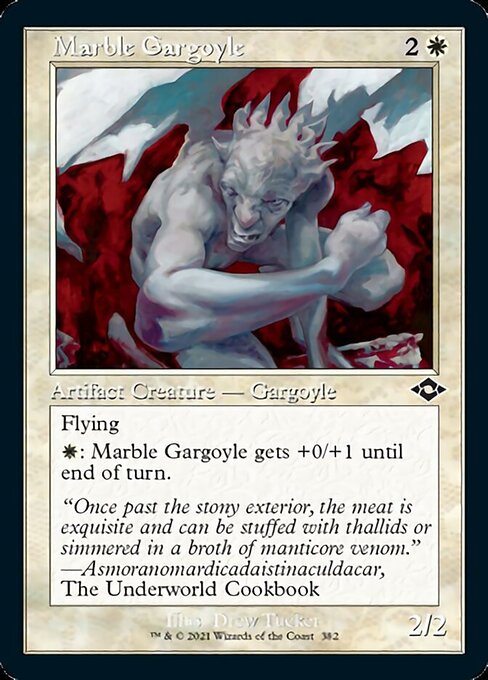 Marble Gargoyle (Retro Frame) (Modern Horizons 2) Medium Play Foil