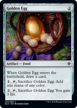 Golden Egg (Throne of Eldraine) Light Play