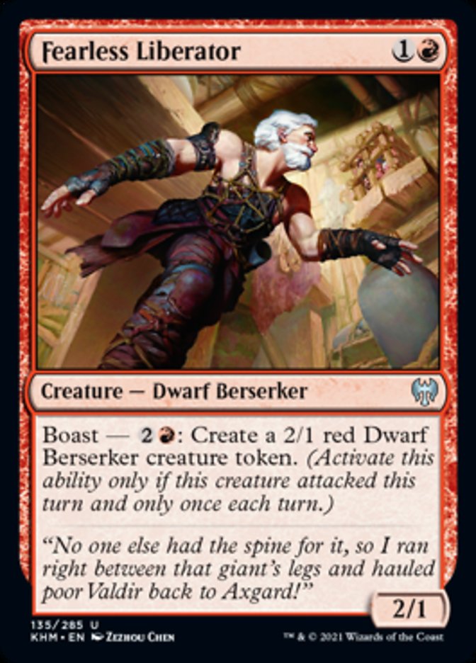 Fearless Liberator (Kaldheim) Near Mint Foil