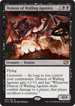 Demon of Wailing Agonies (Commander 2014 Edition) Light Play