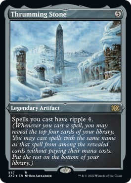 Thrumming Stone (Foil Etched) (Double Masters 2022) Near Mint Foil