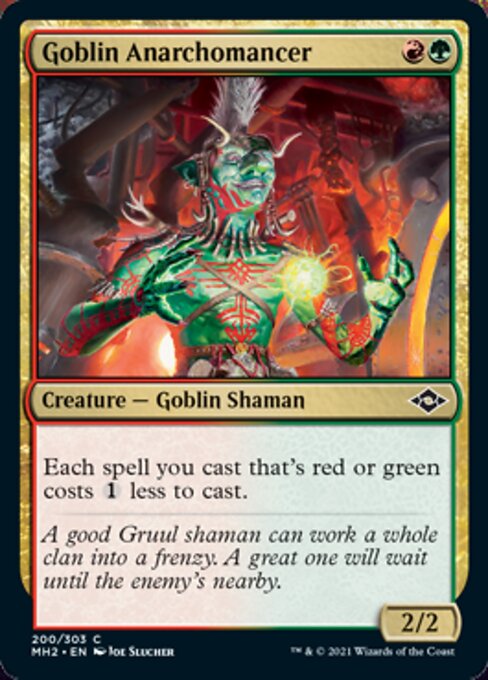 Goblin Anarchomancer (Modern Horizons 2) Light Play