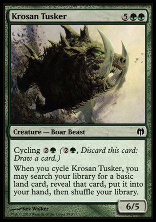 Krosan Tusker (Duel Decks: Heroes vs Monsters) Near Mint