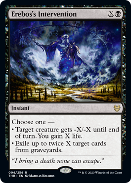 Erebos's Intervention (Theros Beyond Death) Near Mint Foil