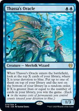 Thassa's Oracle (Theros Beyond Death) Light Play Foil