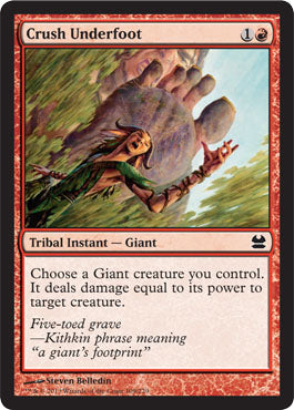 Crush Underfoot (Modern Masters) Near Mint Foil