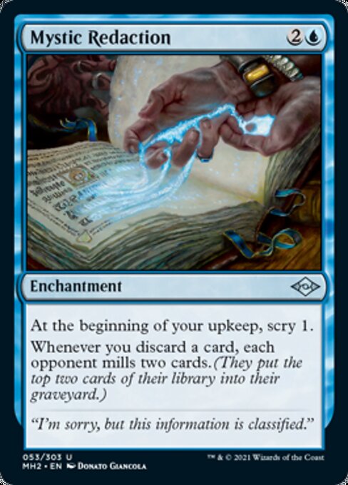 Mystic Redaction (Modern Horizons 2) Near Mint Foil