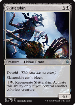 Skitterskin (Battle for Zendikar) Medium Play
