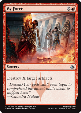 By Force (Amonkhet) Medium Play