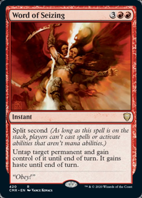 Word of Seizing (Commander 2020 Commander Legends) Near Mint