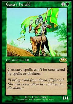 Gaea's Herald (Planeshift) Light Play