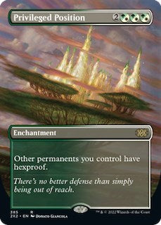 Privileged Position (Borderless) (Double Masters 2022) Near Mint Foil