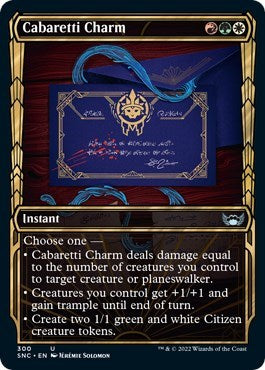 Cabaretti Charm (Showcase) (Streets of New Capenna) Near Mint