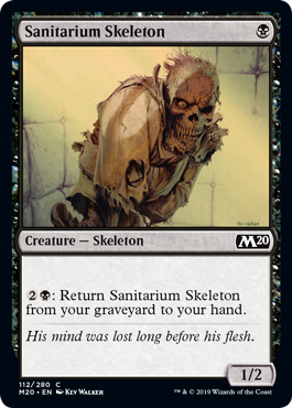Sanitarium Skeleton (Magic 2020 Core Set) Near Mint