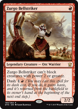 Zurgo Bellstriker (Dragons of Tarkir) Medium Play