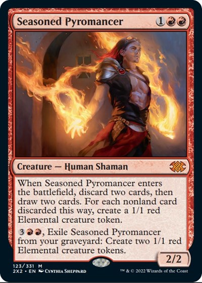 Seasoned Pyromancer (Double Masters 2022) Near Mint