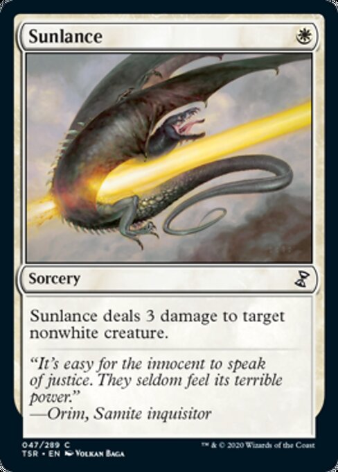 Sunlance (Time Spiral Remastered) Medium Play