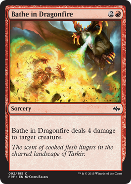 Bathe in Dragonfire (Fate Reforged) Near Mint