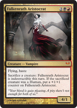 Falkenrath Aristocrat (Dark Ascension) Medium Play Foil