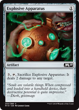 Explosive Apparatus (Magic 2019 Core Set) Near Mint