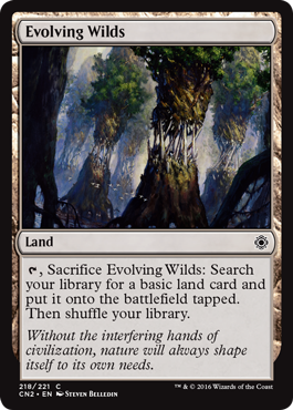 Evolving Wilds (Conspiracy: Take the Crown) Near Mint