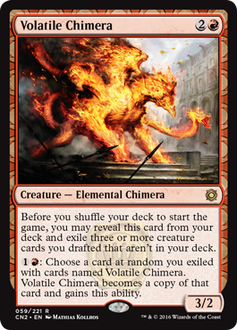 Volatile Chimera (Conspiracy: Take the Crown) Medium Play