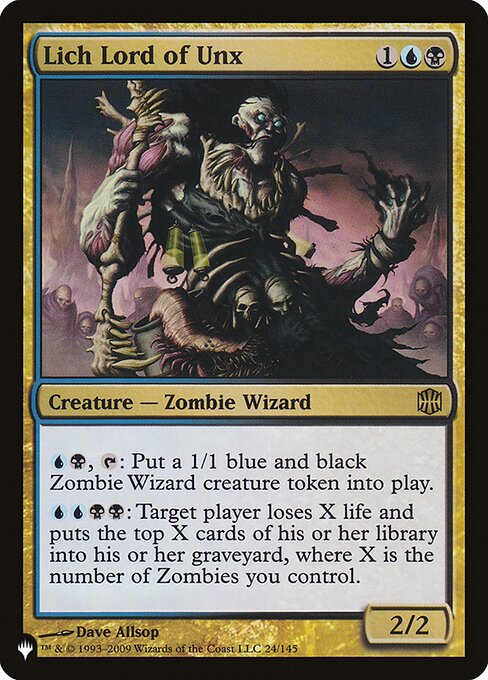 Lich Lord of Unx (The List) Near Mint