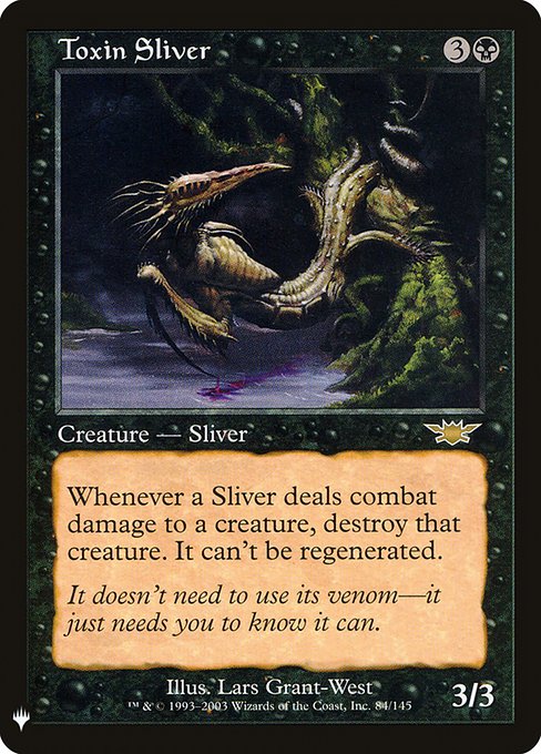 Toxin Sliver (Mystery Booster) Near Mint