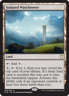 Isolated Watchtower (Commander 2018) Near Mint