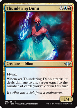 Thundering Djinn (Modern Horizons) Near Mint
