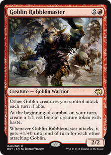 Goblin Rabblemaster (Duel Decks: Merfolk vs Goblins) Medium Play