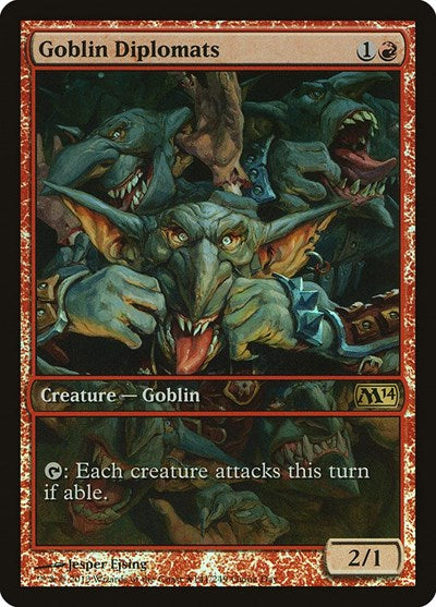 Goblin Diplomats (Promos: Game Day and Store Championship) Medium Play Foil