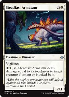 Steadfast Armasaur (Ixalan) Near Mint