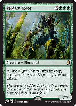 Verdant Force (Dominaria) Near Mint
