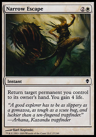 Narrow Escape (Zendikar) Medium Play