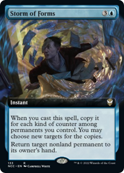 Storm of Forms (Extended Art) (Commander: Streets of New Capenna) Near Mint