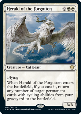 Herald of the Forgotten (Commander 2020 Ikoria) Light Play
