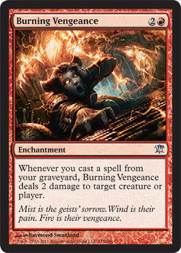 Burning Vengeance (Innistrad) Heavy Play Foil