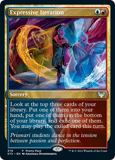 Expressive Iteration (Promo Pack: Strixhaven) Near Mint Foil