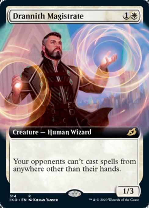Drannith Magistrate (Extended Art) (Ikoria: Lair of Behemoths) Near Mint Foil