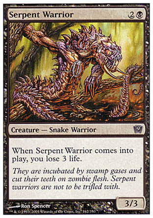 Serpent Warrior (9th Edition) Medium Play