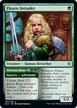 Flaxen Intruder (Throne of Eldraine) Near Mint