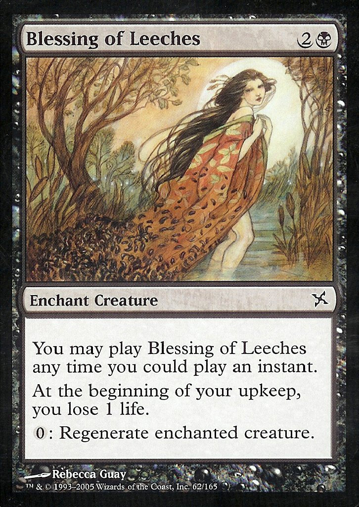 Blessing of Leeches (Betrayers of Kamigawa) Medium Play Foil