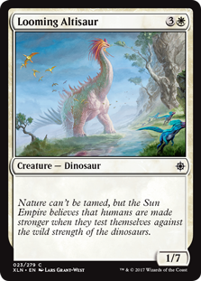 Looming Altisaur (Ixalan) Light Play