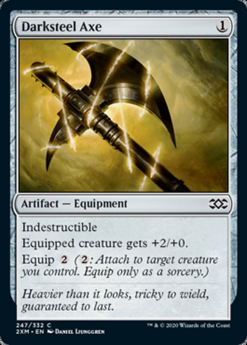 Darksteel Axe (Double Masters) Medium Play