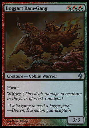 Boggart Ram-Gang (Premium Deck Series: Fire and Lightning) Medium Play Foil