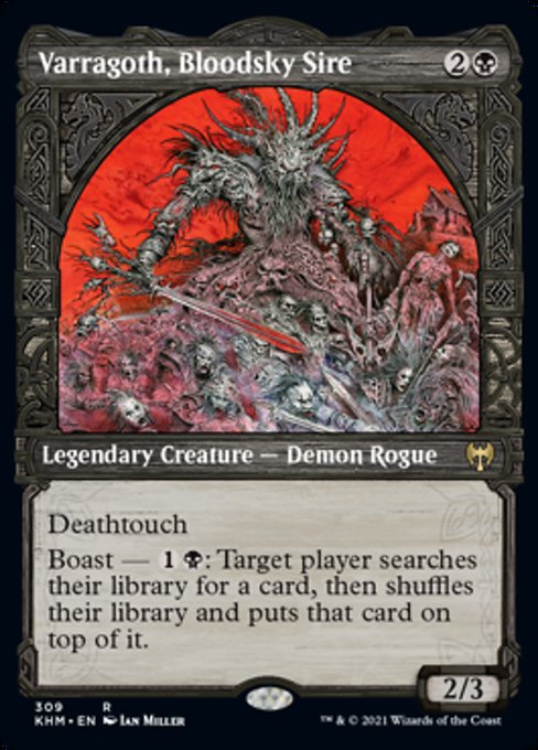 Varragoth, Bloodsky Sire (Showcase) (Kaldheim) Near Mint