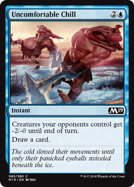 Uncomfortable Chill (Magic 2019 Core Set) Near Mint