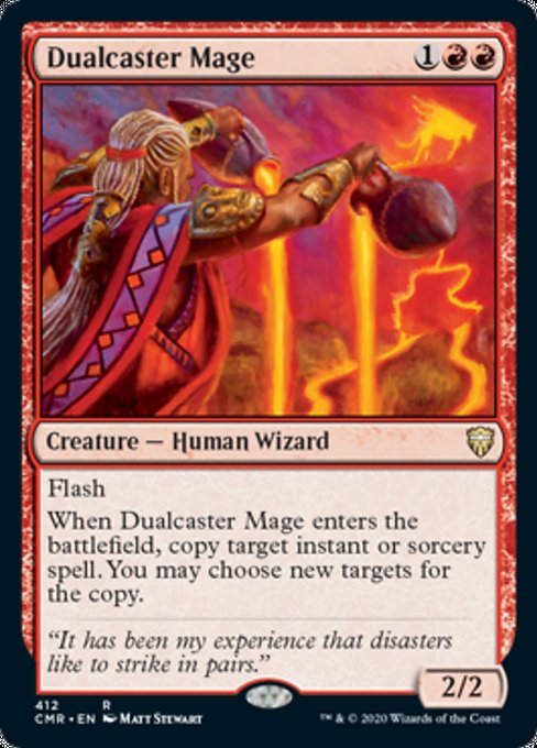 Dualcaster Mage (Commander 2020 Commander Legends) Light Play